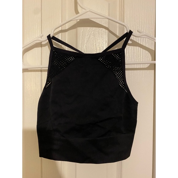 AERIE Black Sports Bra - Picture 1 of 2